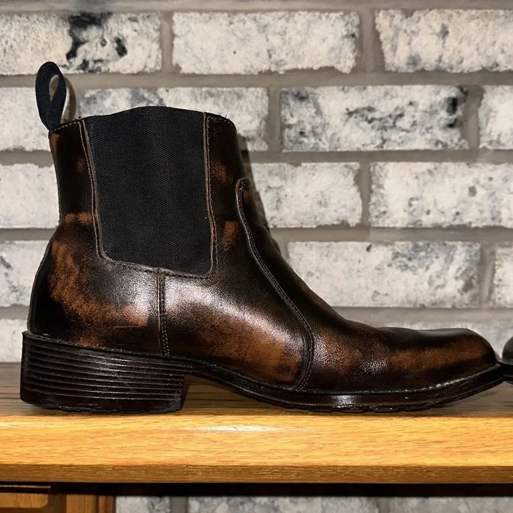Dexter USA 11 Men’s Chelsea Genuine Leather Slip on Pull on Ankle Boots